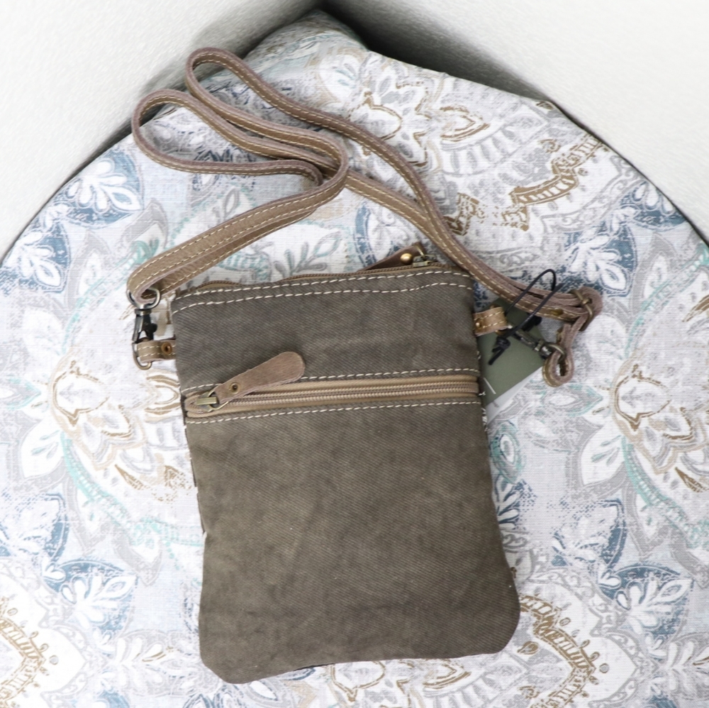 🆕Myra Bag Brown Floral Crossbody Bag Small Purse - Picture 6 of 8